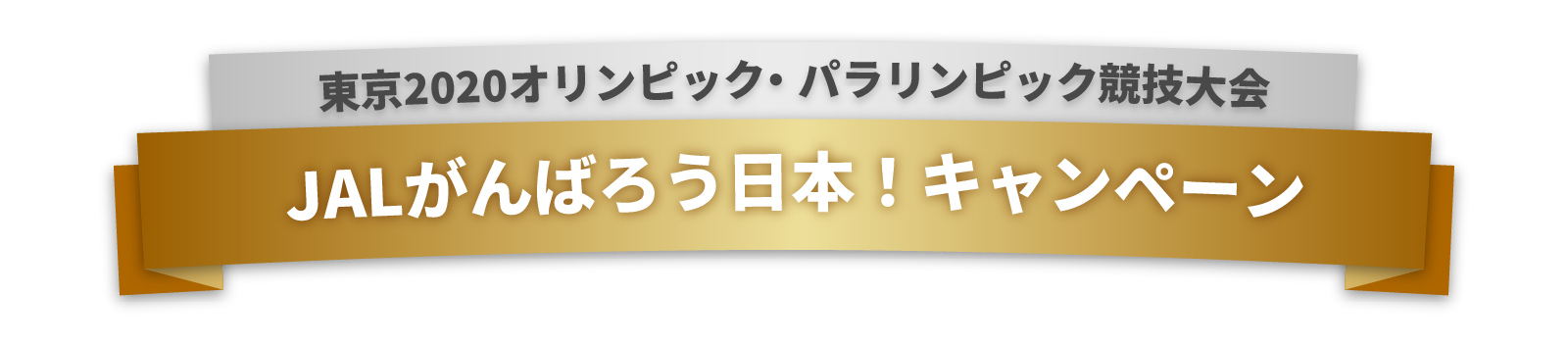 東京2020オリンピック・パラリンピック競技大会　JALがんばろう日本！キャンペーン