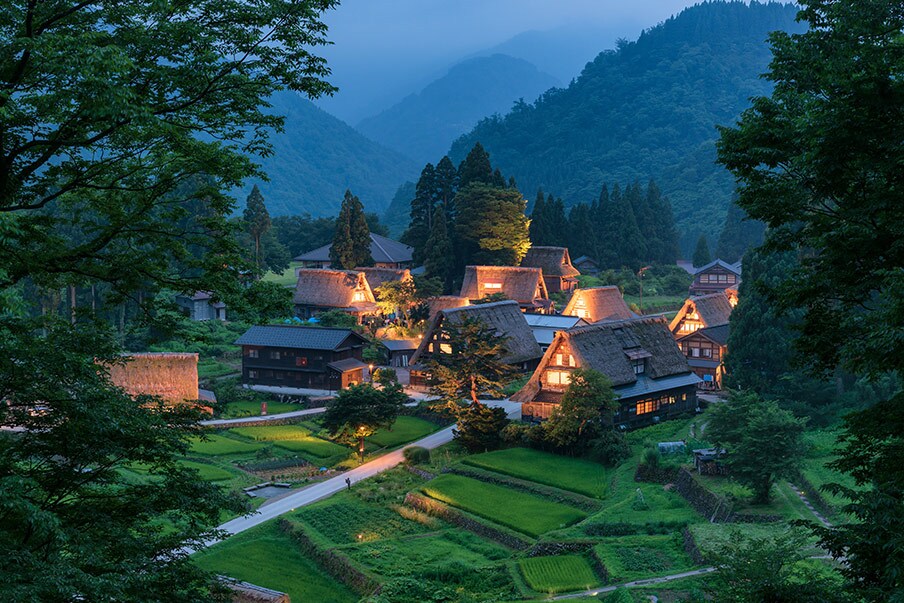 白川鄉的慢活旅遊藝術
