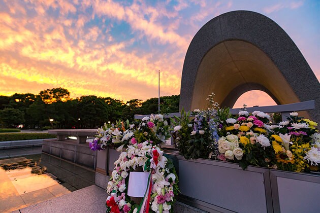 Pay your respects at the Memorial Cenotaph
