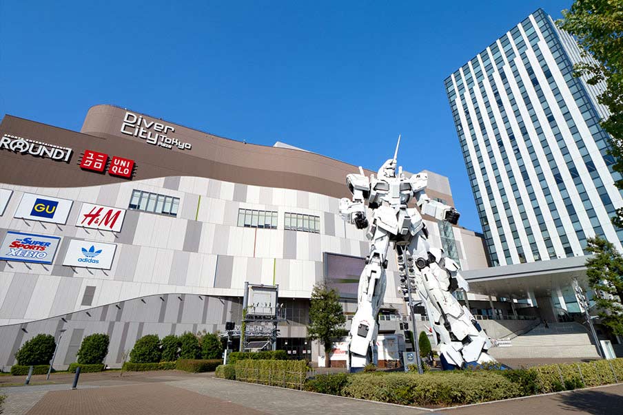 Explore Odaiba—with a gigantic statue of Gundam