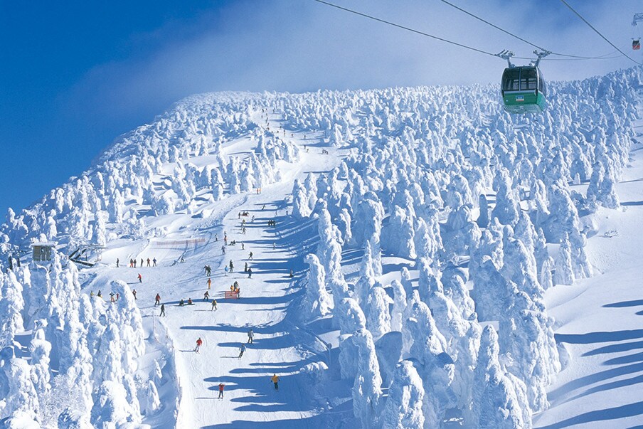 Relish Japanese culture at Zao Onsen Ski Resort