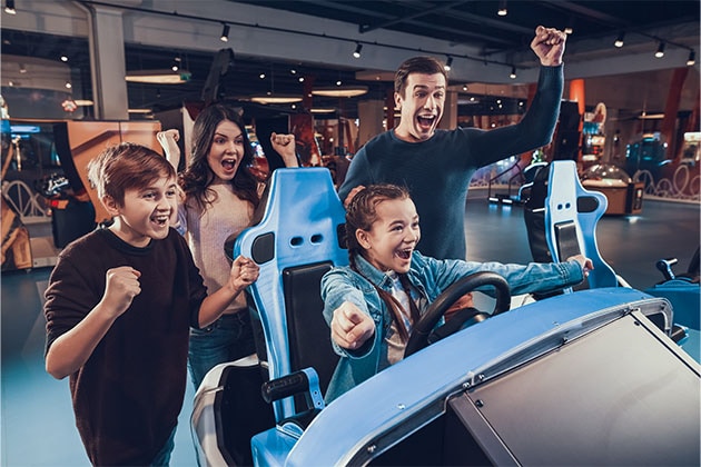 Find excitement at Joypolis, an indoor amusement park