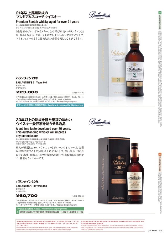 JAL SHOP 5‐6月 国際線