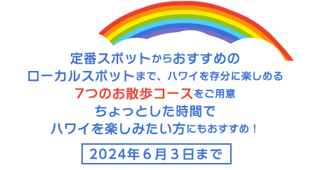 ハワイ観光ならおまかせ ジャルパックオリジナル観光 虹色散歩 Jal海外ツアー