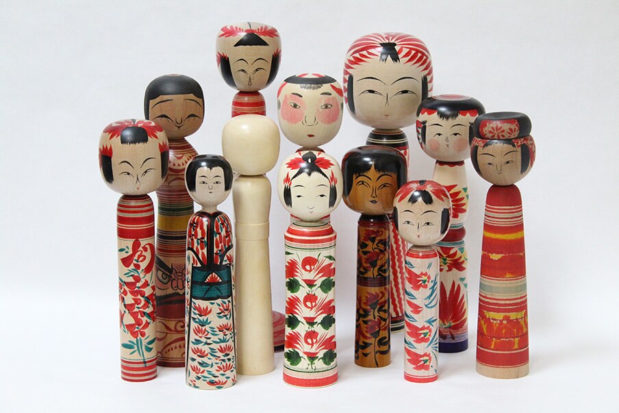 I 12 stili tradizionali delle bambole Kokeshi