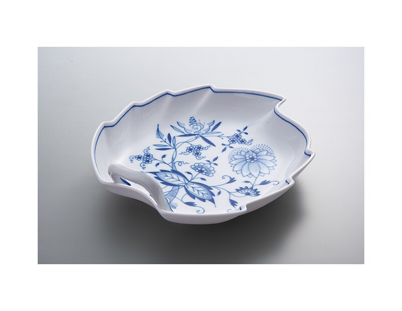 マイセン お多福 100周年 ブルーオニオン 多彩 プレート 2枚 箱