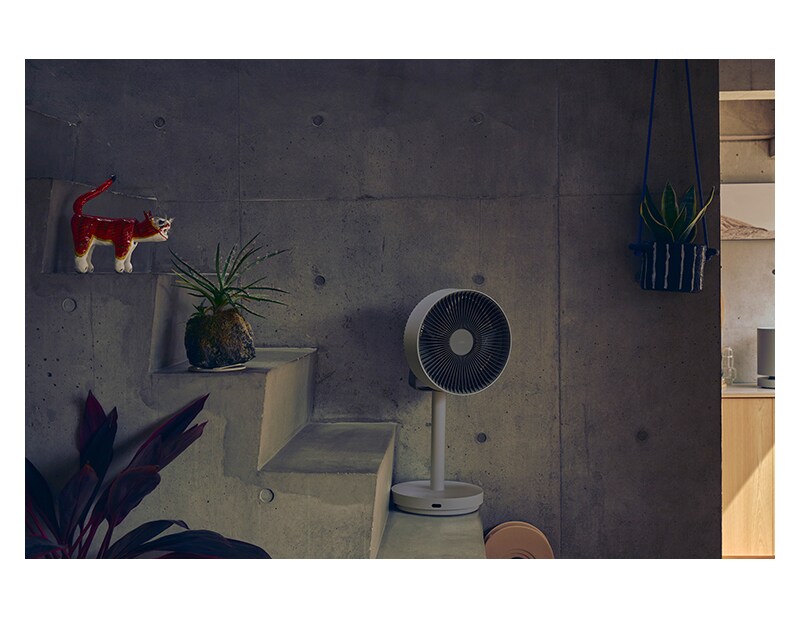 〔cado〕除菌サーキュレーター扇風機STREAM1800F クールグレー