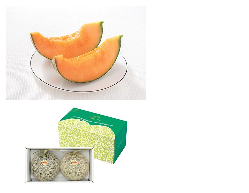 〔日本の極み〕北海道産 日原メロンの拡大画像