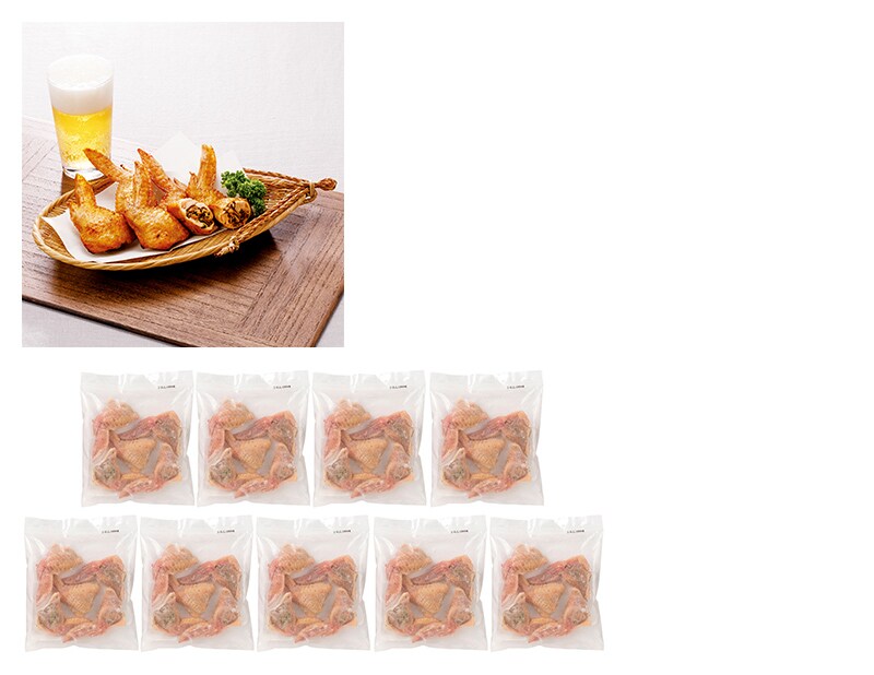 〔岡田商店〕ナバ手羽餃子の拡大画像