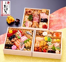 湯島たけうち監修 旬菜と肉料理三段重