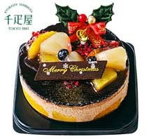 「京橋千疋屋」〔クリスマス〕チョコレートムース4号サイズ