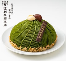 「辻利兵衛本店」宇治抹茶もんぶらんけーき