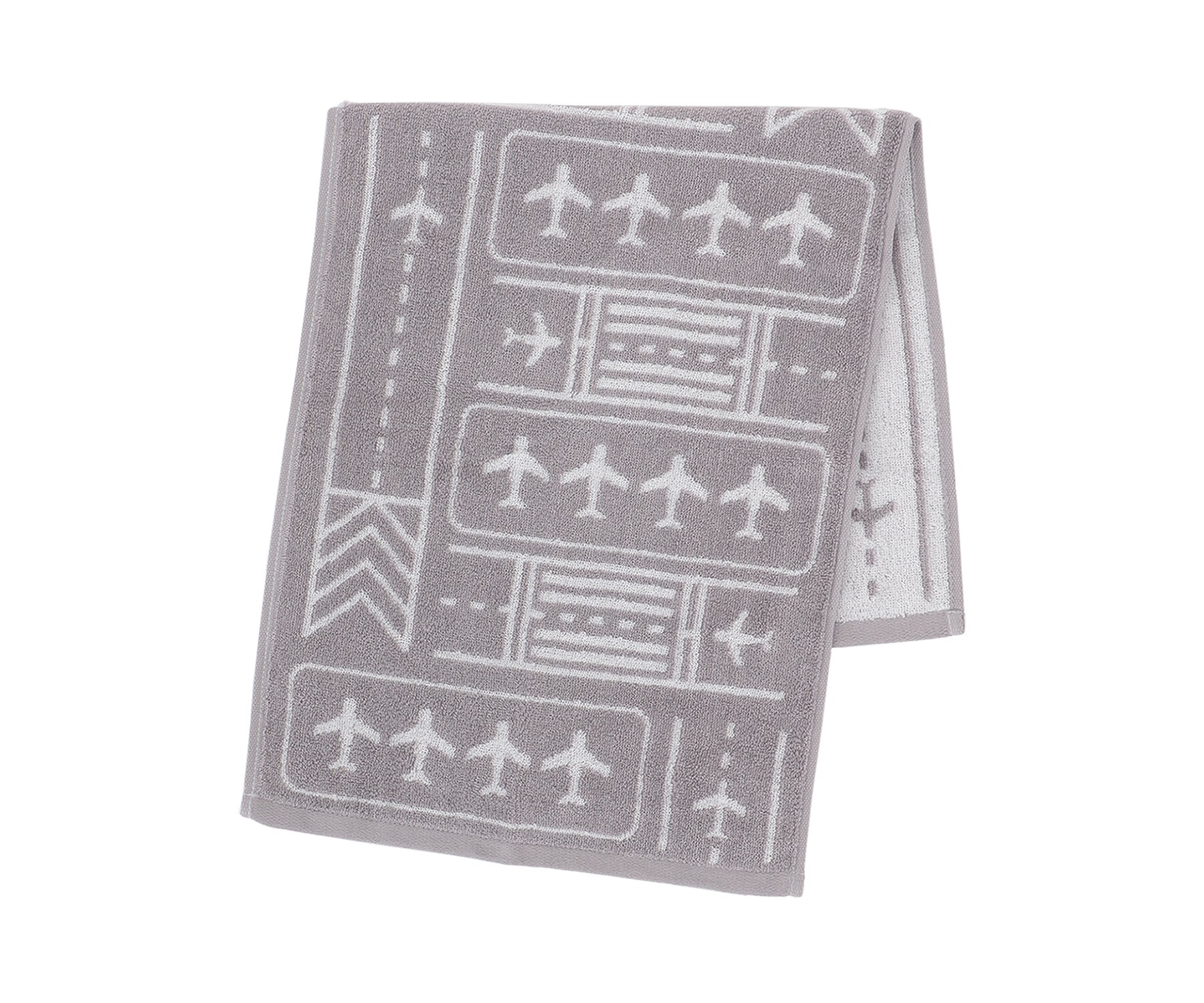 JALオリジナル フェイスタオル（グレー）の拡大画像