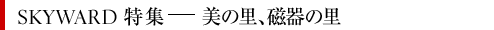 SKYWARD特集 — 美の里、磁器の里