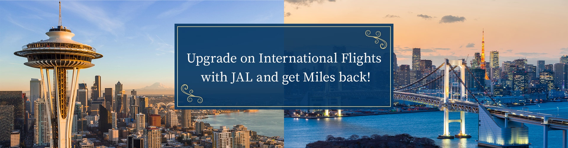 Upgrade on International Flights with JAL and get Miles back!