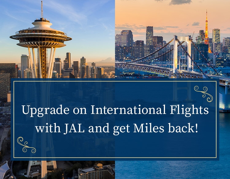 Upgrade on International Flights with JAL and get Miles back!