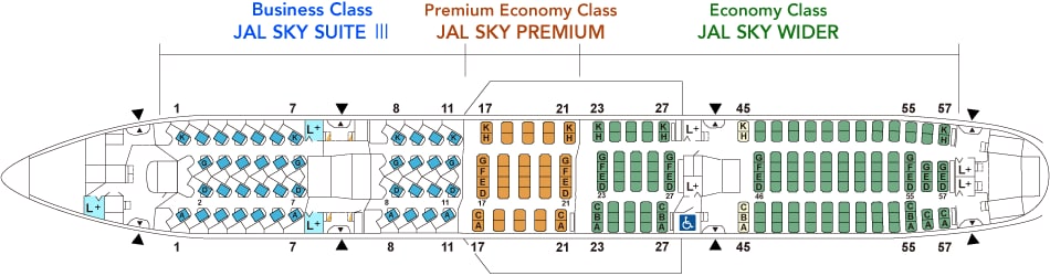 Boeing777 200 777 200er 777 772 Aircrafts And Seats Jal
