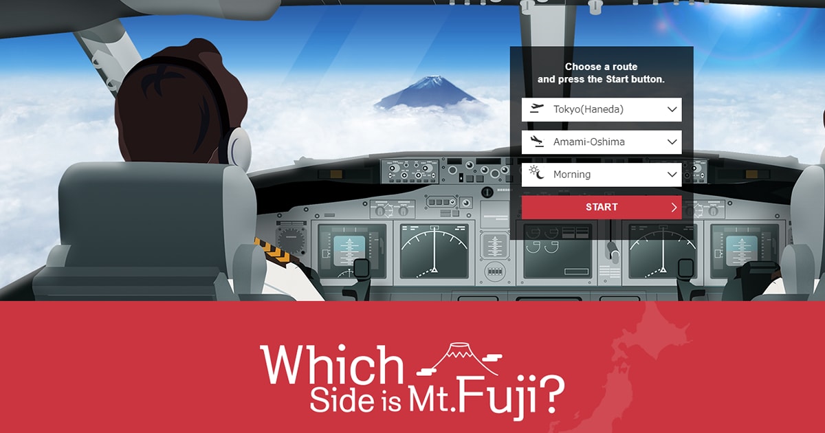 JAL Which Side is Mt. Fuji?