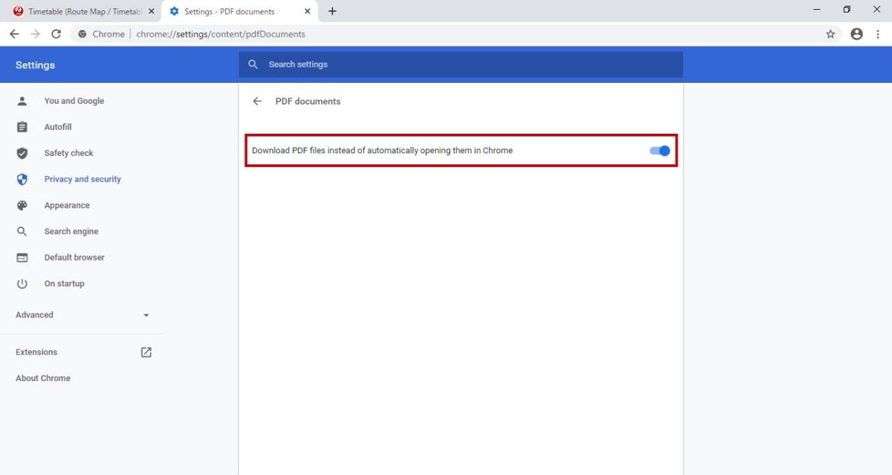 How to set the PDF timetable when it is not displayed correctly - JAL ...