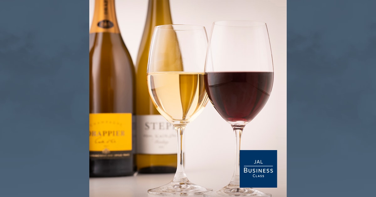 JAL international Business Class Beverages