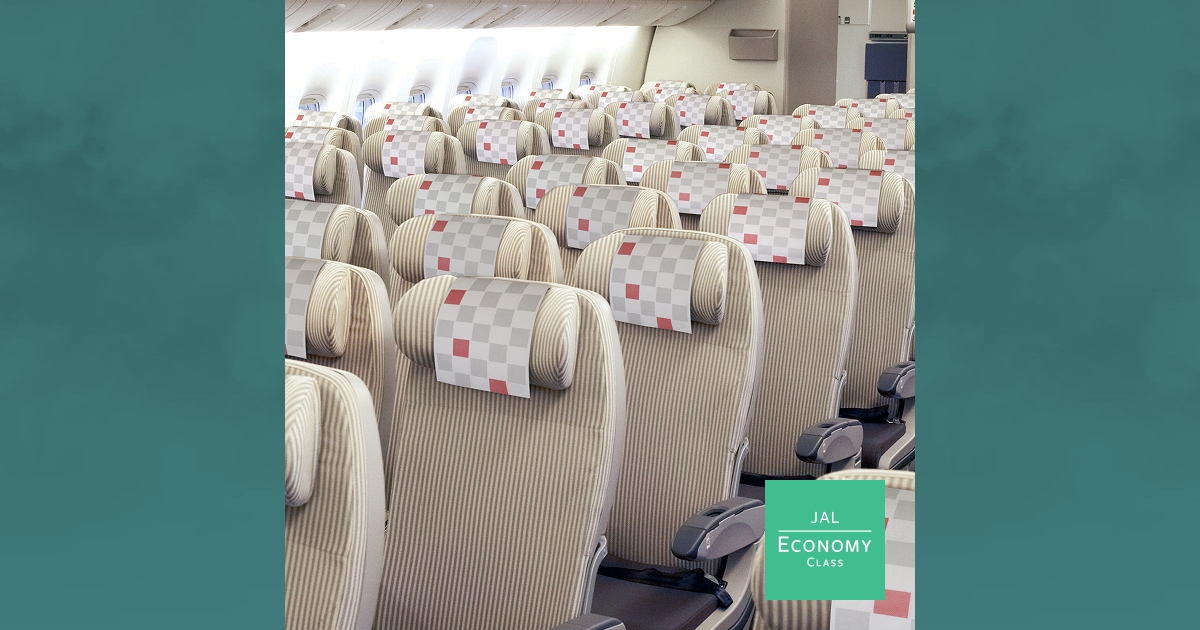 JAL international Economy Class Seats (787-8, 737-800)