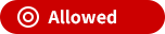Allowed