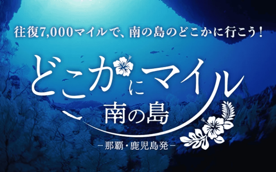 どこかにマイル 南の島 那覇・鹿児島発
