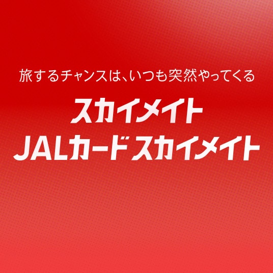 旅するチャンスは、いつも突然やってくる スカイメイト JALカードスカイメイト