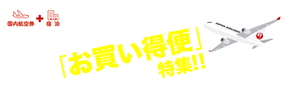 国内航空券＋宿泊 12月から2月出発におすすめ！お買い得便特集！！