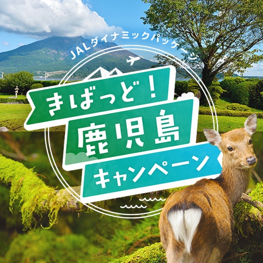 JALダイナミックパッケージ。きばっど！鹿児島キャンペーン。