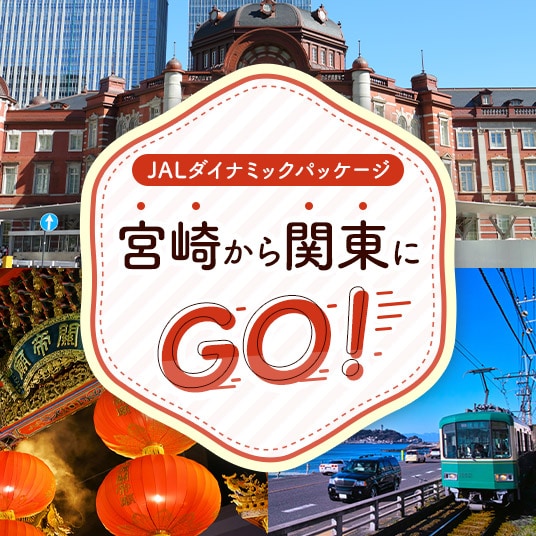 JALダイナミックパッケージ　宮崎から関東にGO！