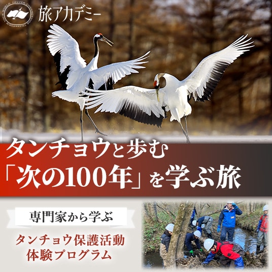 旅アカデミー　タンチョウと歩む「次の100年」を学ぶ旅