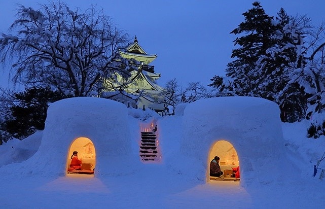 東北(秋田)|横手のかまくら