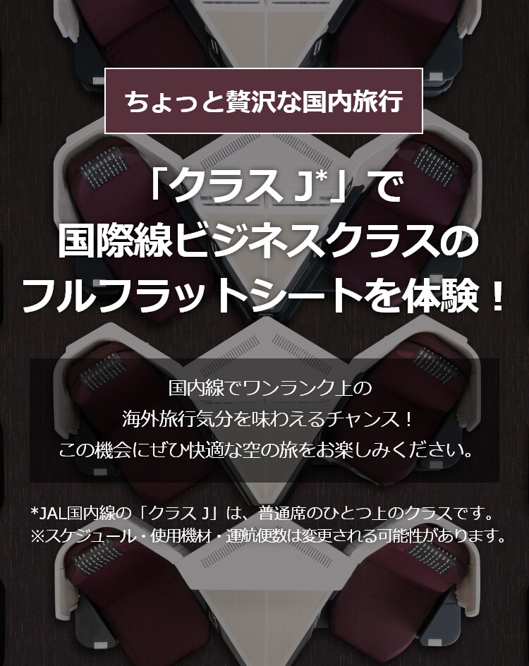 クラス J で国際線ビジネスクラスのフルフラットシートを体験 Jal国内線