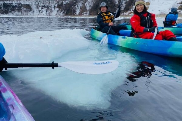 〔網走〕〔2名以上限定〕流氷カヤック