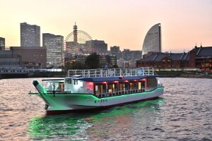 屋形船 濱進（はましん）横浜港ディナープラン 夕食付き
