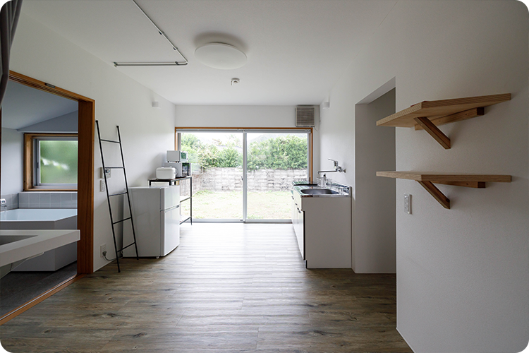 伝泊 奄美 古民家 風ぬける川辺の宿設備