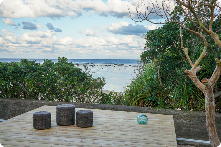 伝泊 奄美 古民家 水平線と朝陽の宿設備