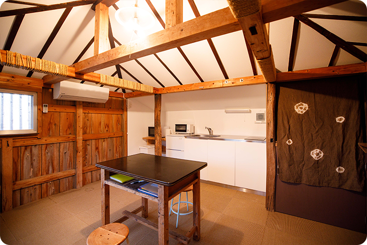 伝泊 海みる屋根の宿設備