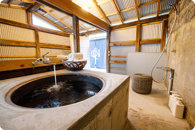 伝泊 海みる屋根の宿設備