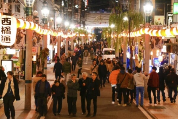 宮崎最大の歓楽街ニシタチ