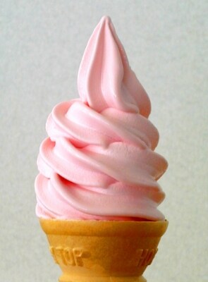 はまなすこけももソフトクリーム