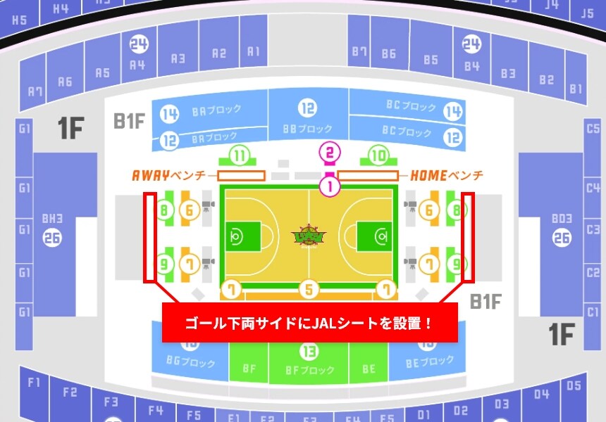 観戦席イメージ
