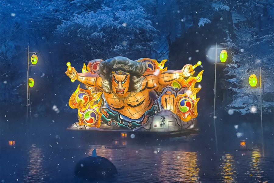ねぶり流し灯篭（イメージ）