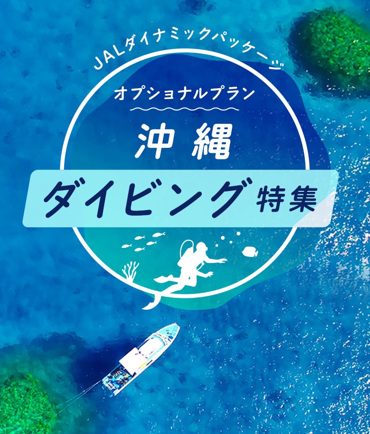 JALダイナミックパッケージ オプショナルプラン 沖縄 ダイビング特集