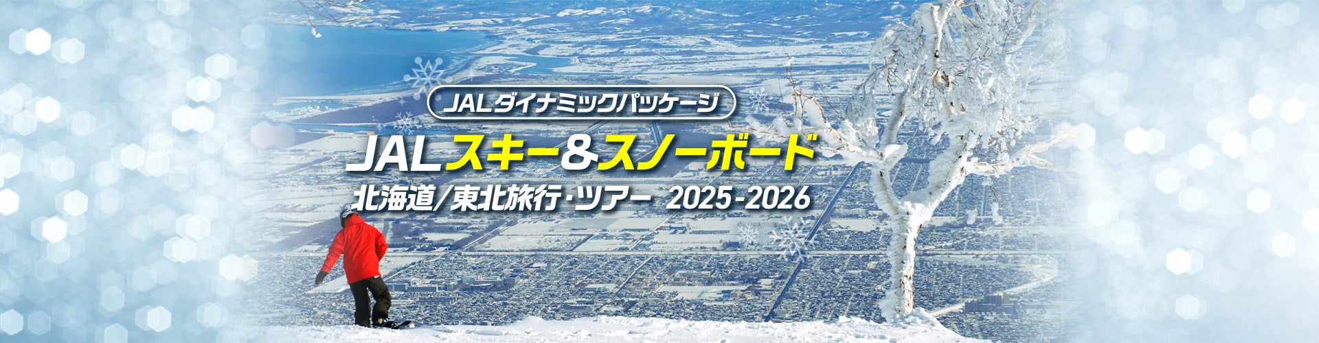 JALダイナミックパッケージ　JAL スキー&スノーボード 北海道／東北旅行・ツアー2025-2026