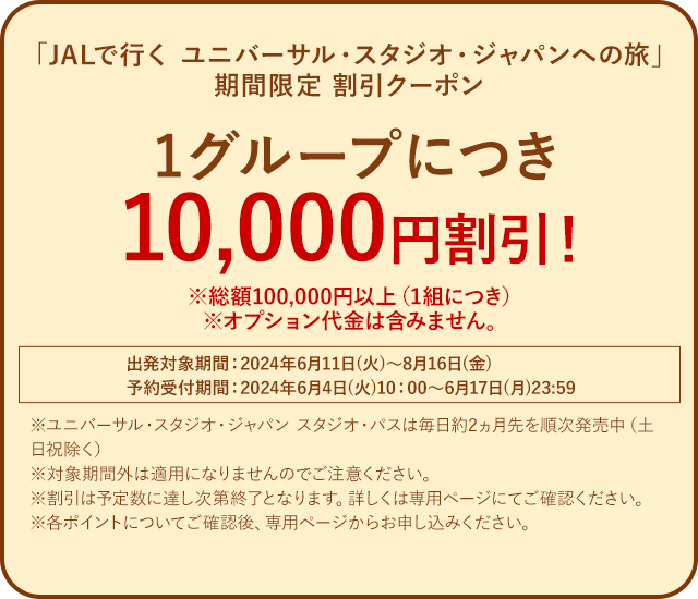 宅急便コンパクト代込み】ユニバーサルスタジオジャパン 1枚 