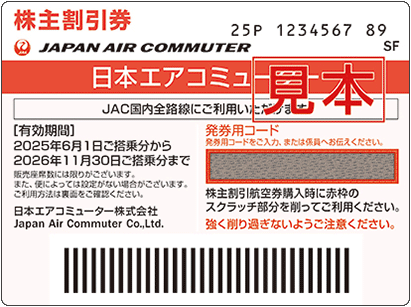 株主割引券
