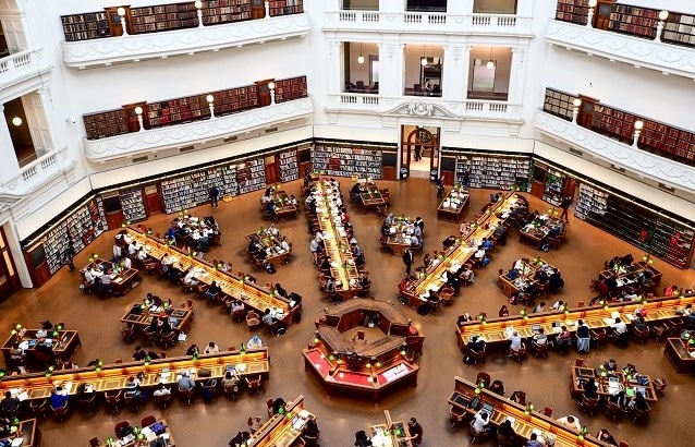メルボルン|ビクトリア州立図書館