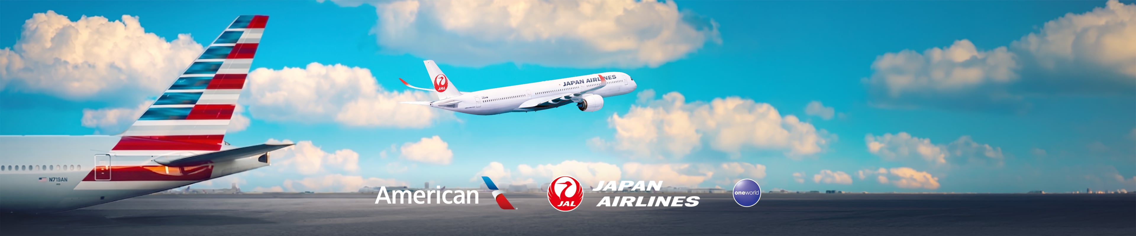 アメリカン航空 JAPAN AIRLINES one world